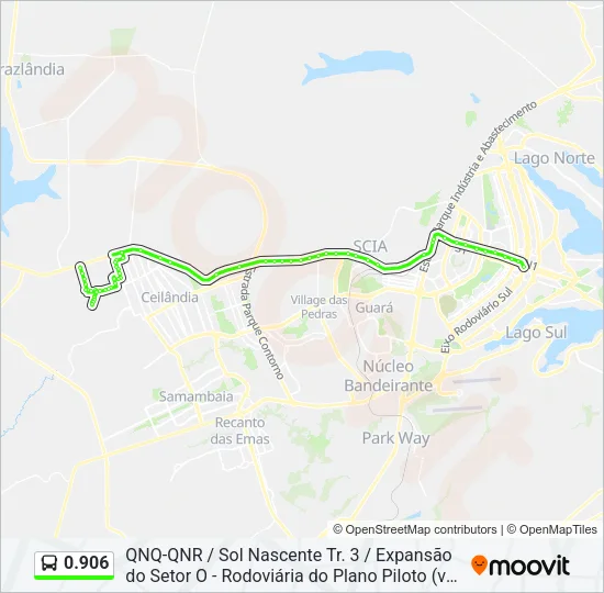0.906 Bus Line Map