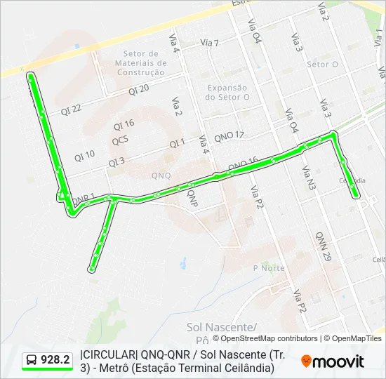 928.2 Bus Line Map