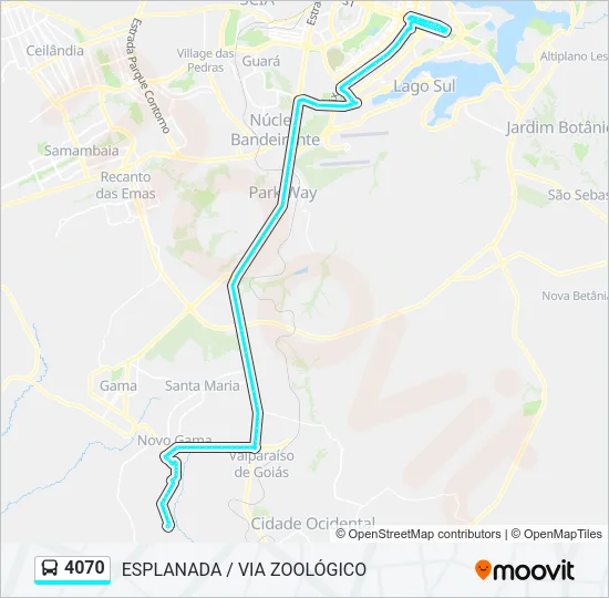 4070 Bus Line Map