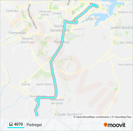 4070 Bus Line Map