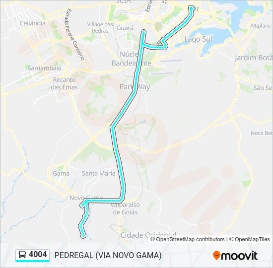 4004 Bus Line Map