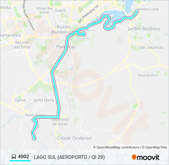 4002 Bus Line Map
