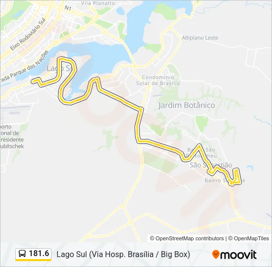181.6 Bus Line Map