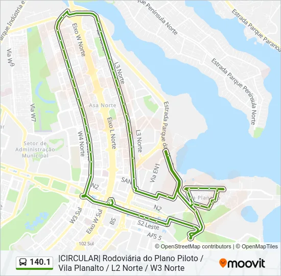140.1 Bus Line Map