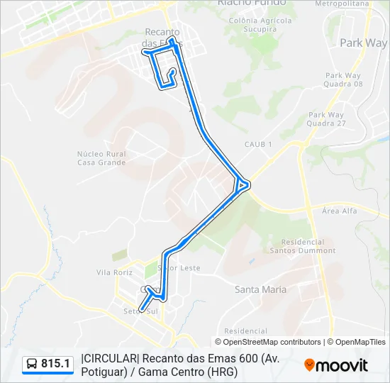 815.1 Bus Line Map