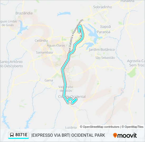 8071E Bus Line Map