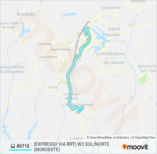 8071E Bus Line Map