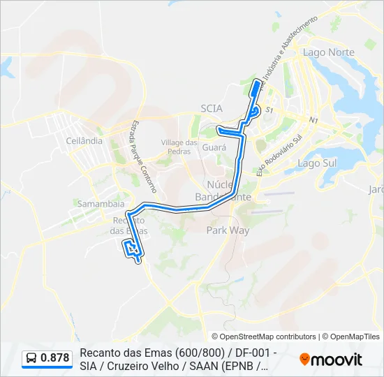0.878 Bus Line Map