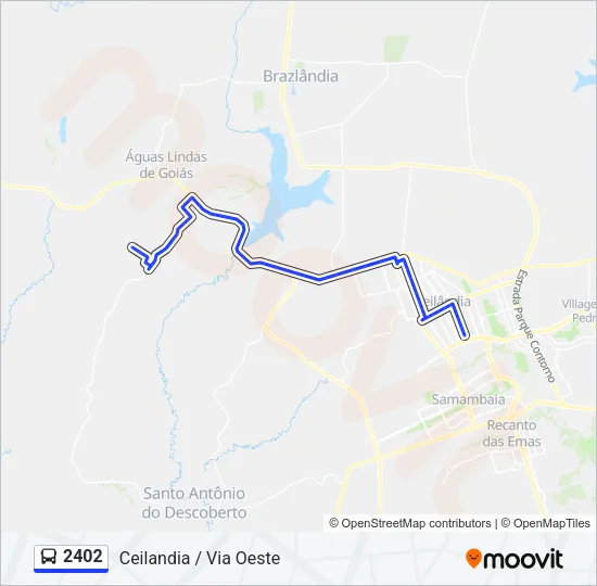 2402 Bus Line Map