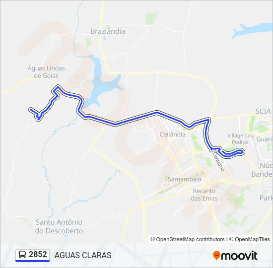 2852 Bus Line Map