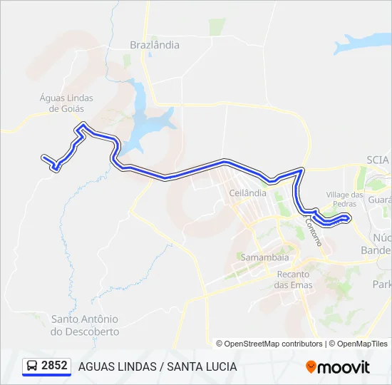2852 Bus Line Map