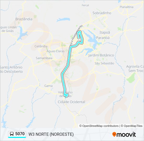 5070 bus Line Map