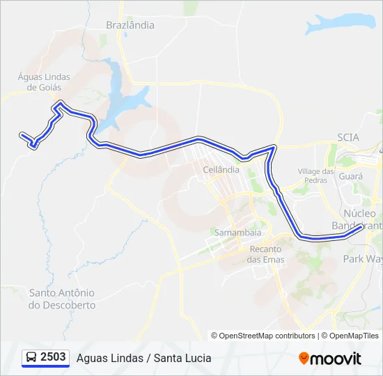 2503 Bus Line Map