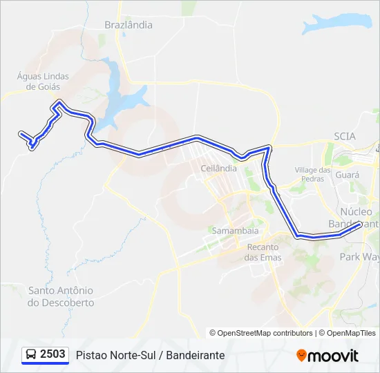 2503 Bus Line Map