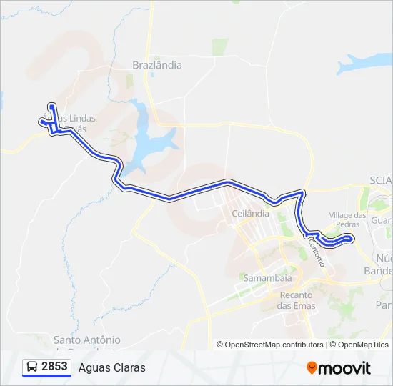 2853 Bus Line Map