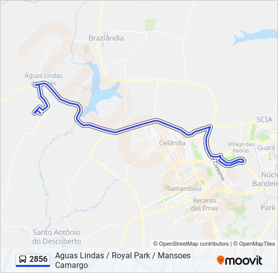 2856 bus Line Map