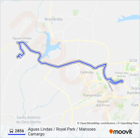 2856 Bus Line Map