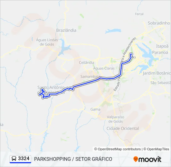 3324 Bus Line Map