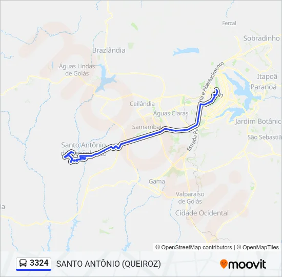 3324 Bus Line Map