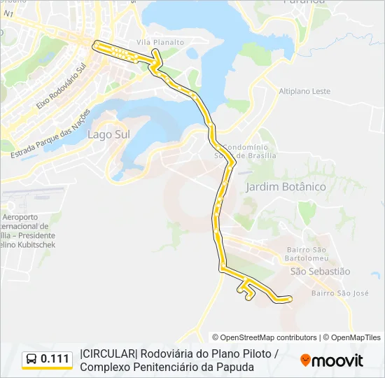 0.111 Bus Line Map