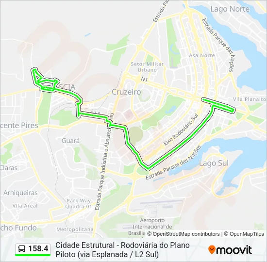 158.4 Bus Line Map