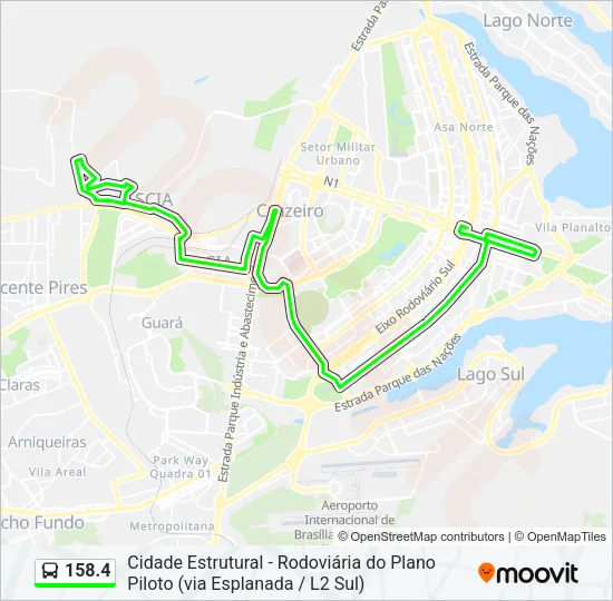 158.4 Bus Line Map