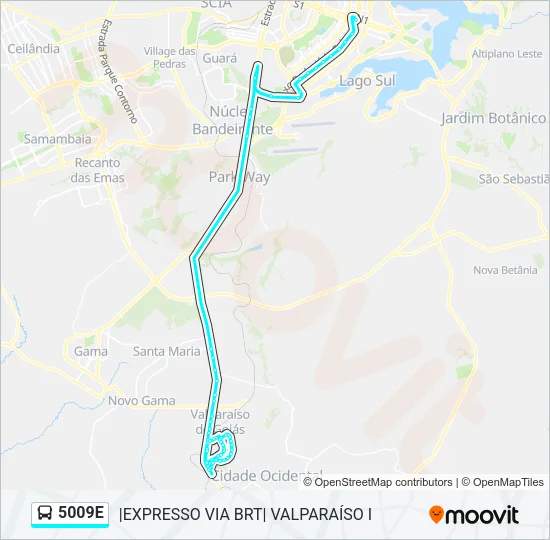5009E Bus Line Map
