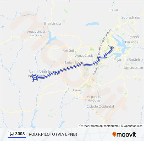 3008 Bus Line Map