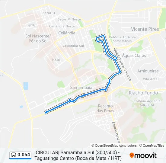 0.054 Bus Line Map
