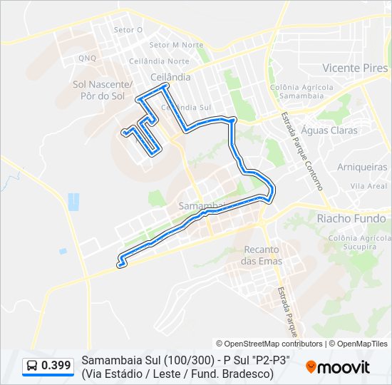 0.399 bus Line Map