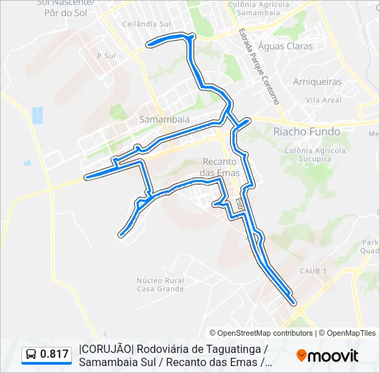 0.817 Bus Line Map