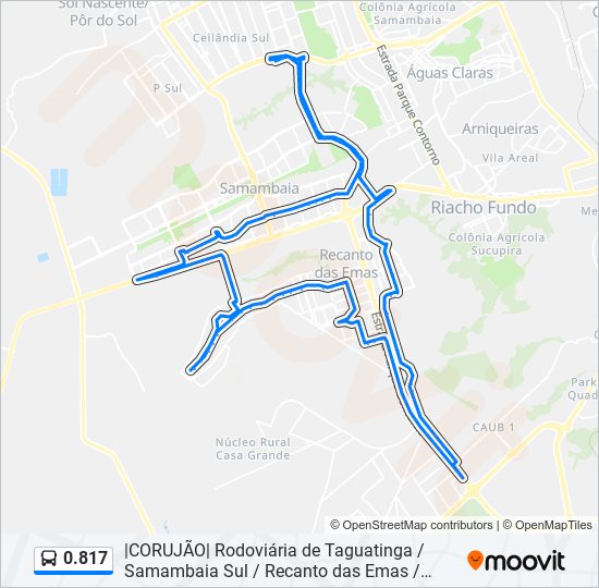 Mapa de 0.817 de autobús