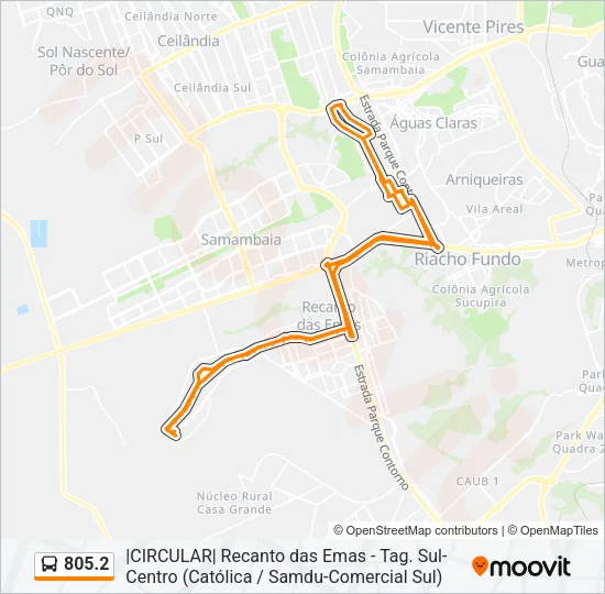 805.2 Bus Line Map
