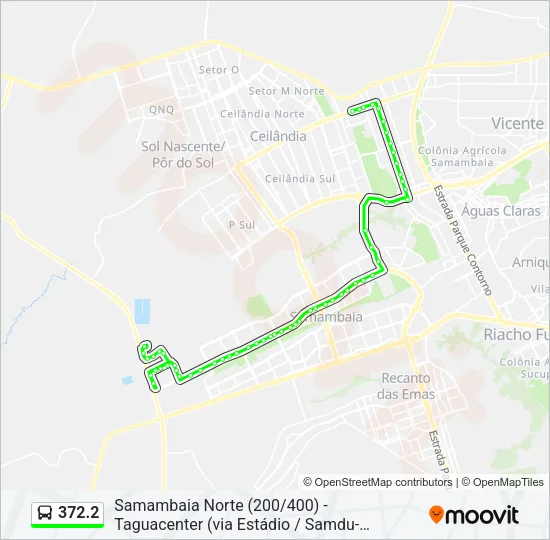 372.2 Bus Line Map