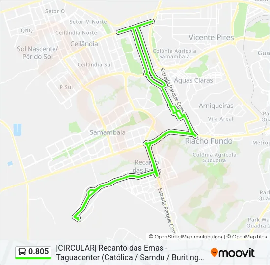 0.805 Bus Line Map