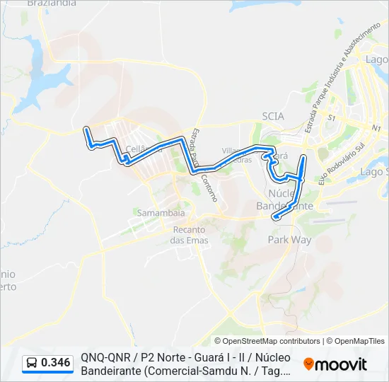0.346 Bus Line Map