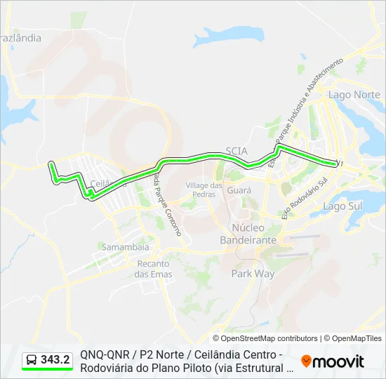343.2 Bus Line Map