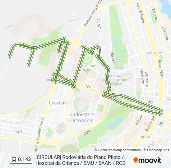 0.143 Bus Line Map