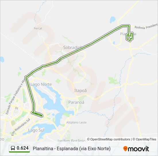 0.624 Bus Line Map