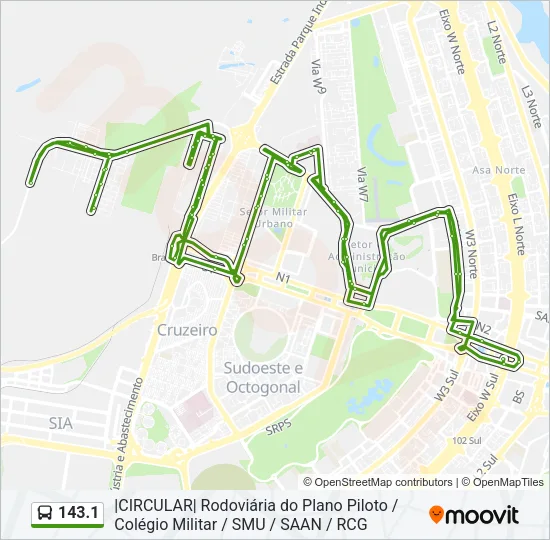 143.1 Bus Line Map