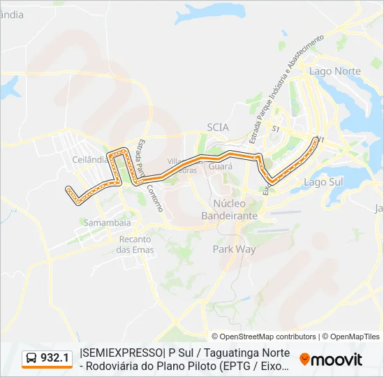 932.1 Bus Line Map