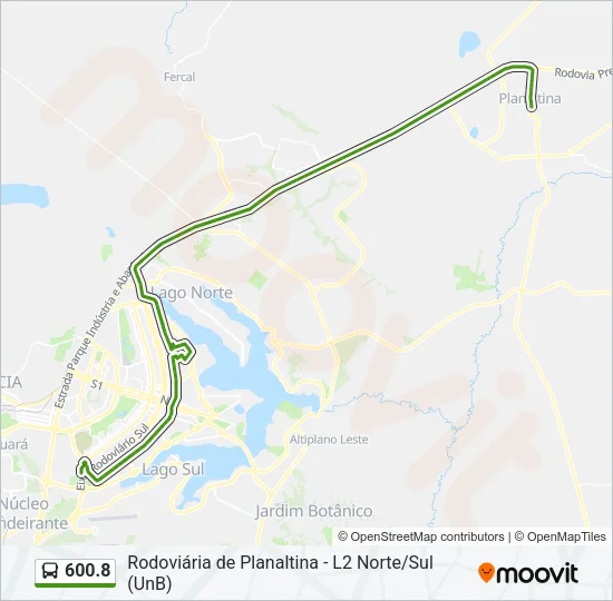 600.8 Bus Line Map