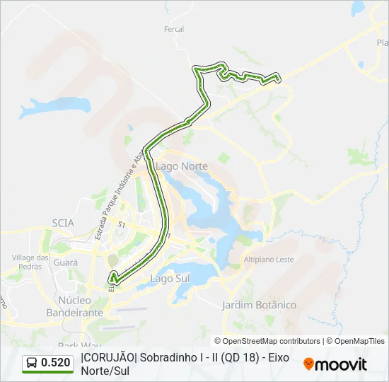 0.520 Bus Line Map