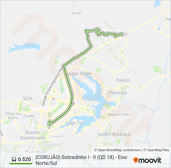 0.520 Bus Line Map