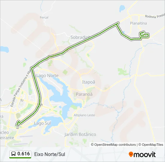 0.616 Bus Line Map