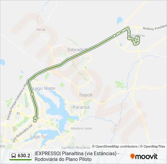 630.2 Bus Line Map