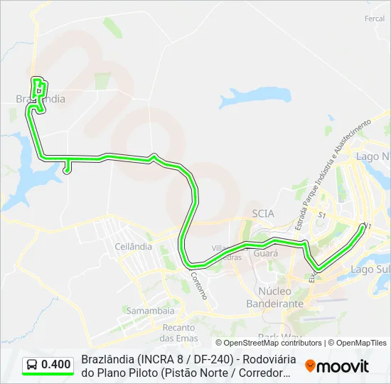 0.400 Bus Line Map