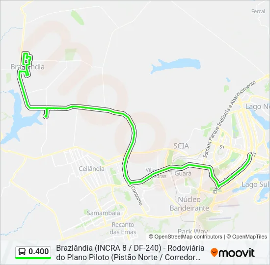 0.400 Bus Line Map