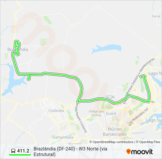 411.2 Bus Line Map