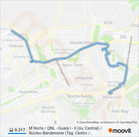 0.317 Bus Line Map